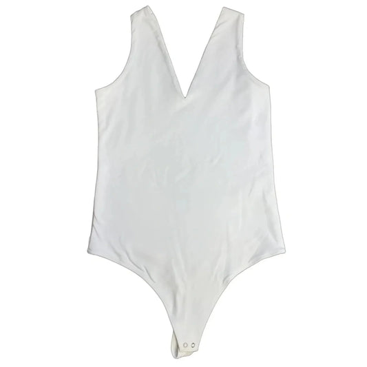 Bodysuit By Abercrombie And Fitch In White, Size: M