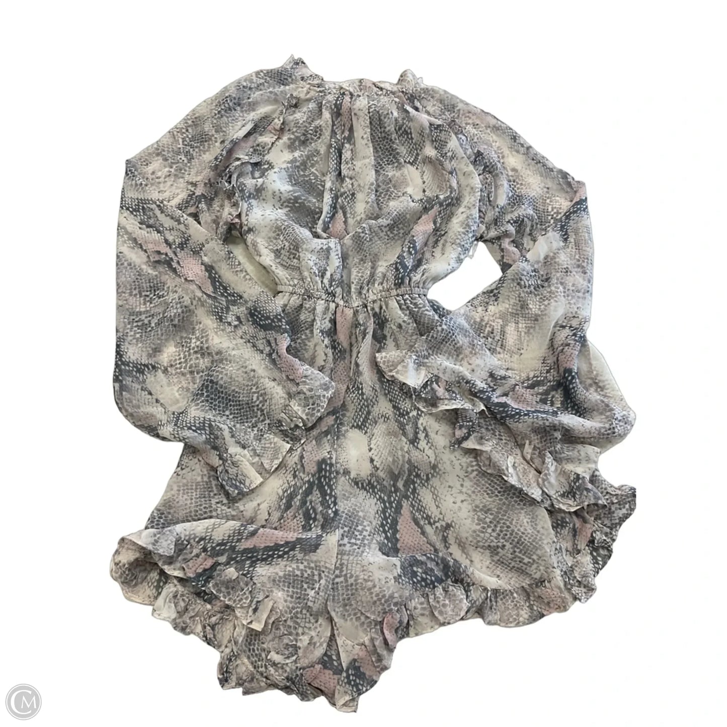 Romper By Karlie In Snakeskin Print, Size: S
