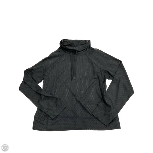 Athletic Top Long Sleeve Collar By Dkny In Black, Size: S