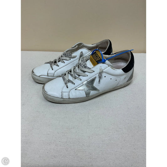 Shoes Luxury Designer By Golden Goose In White, Size: 8.5