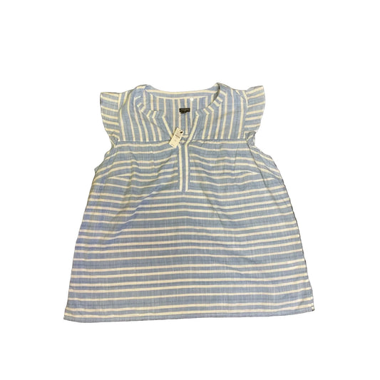 Top Sleeveless By Talbots In Striped Pattern, Size: 2x