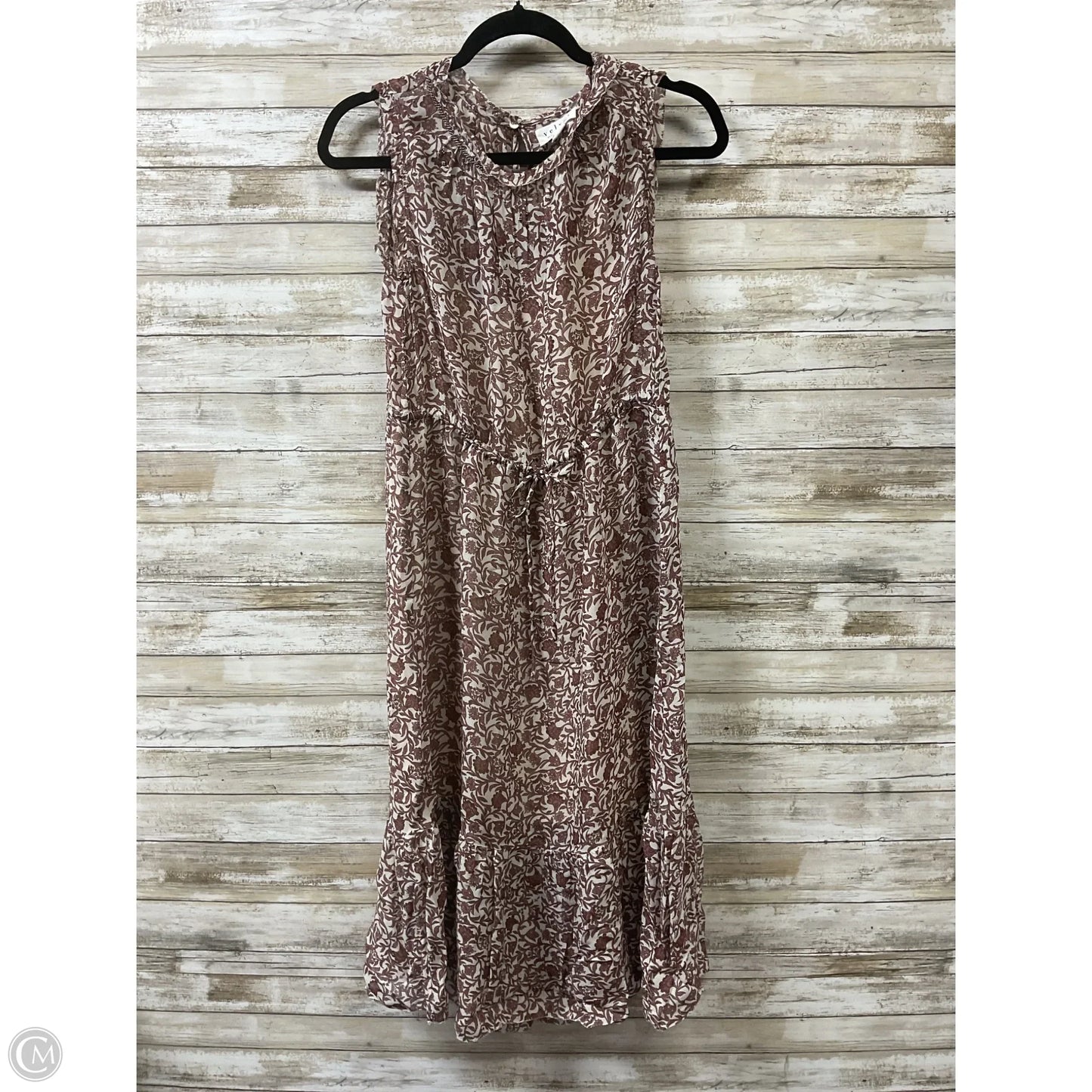 Dress Casual Midi By Velvet By Graham & Spencer In Brown, Size: Xs