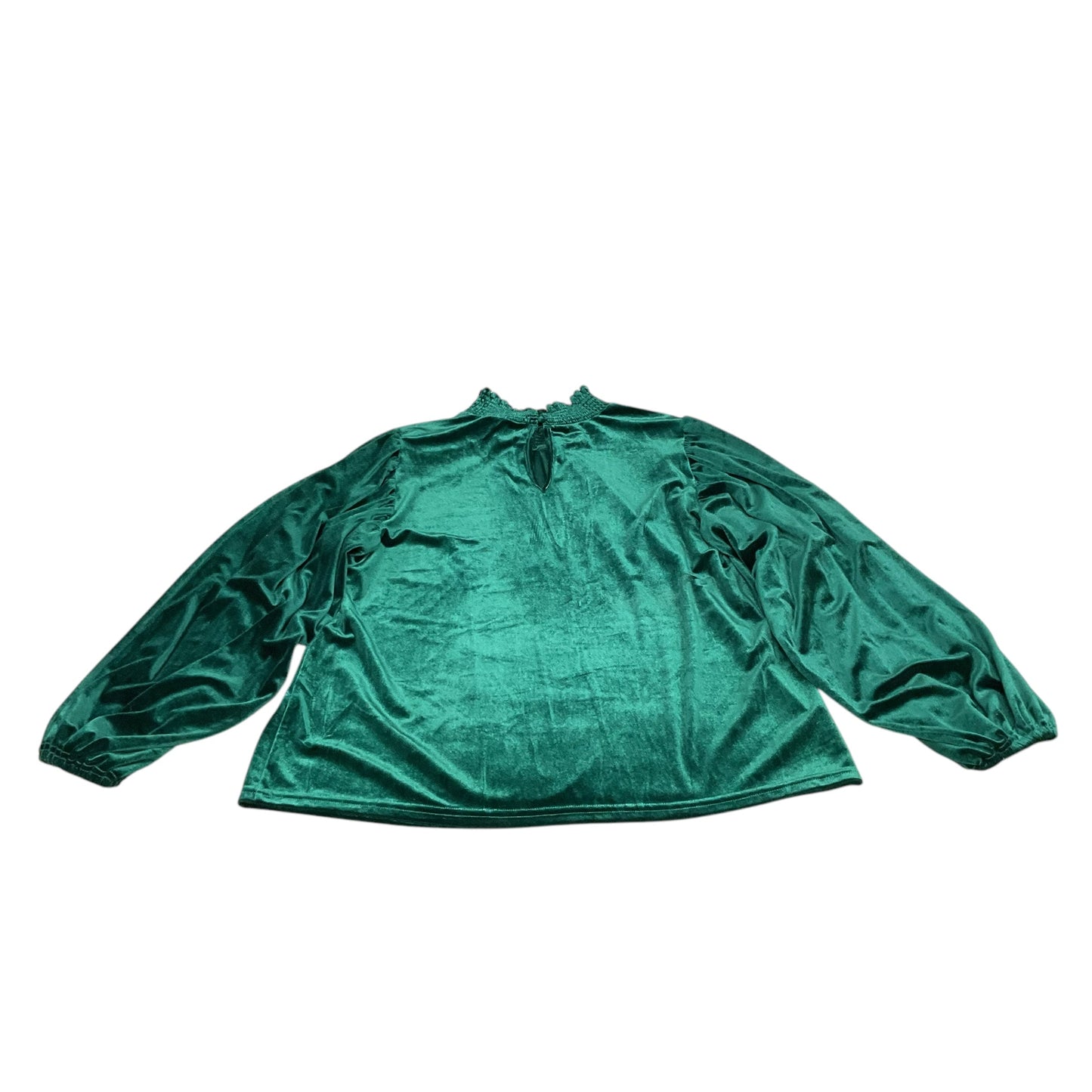 Top Long Sleeve By Sugar Lips In Green, Size: M