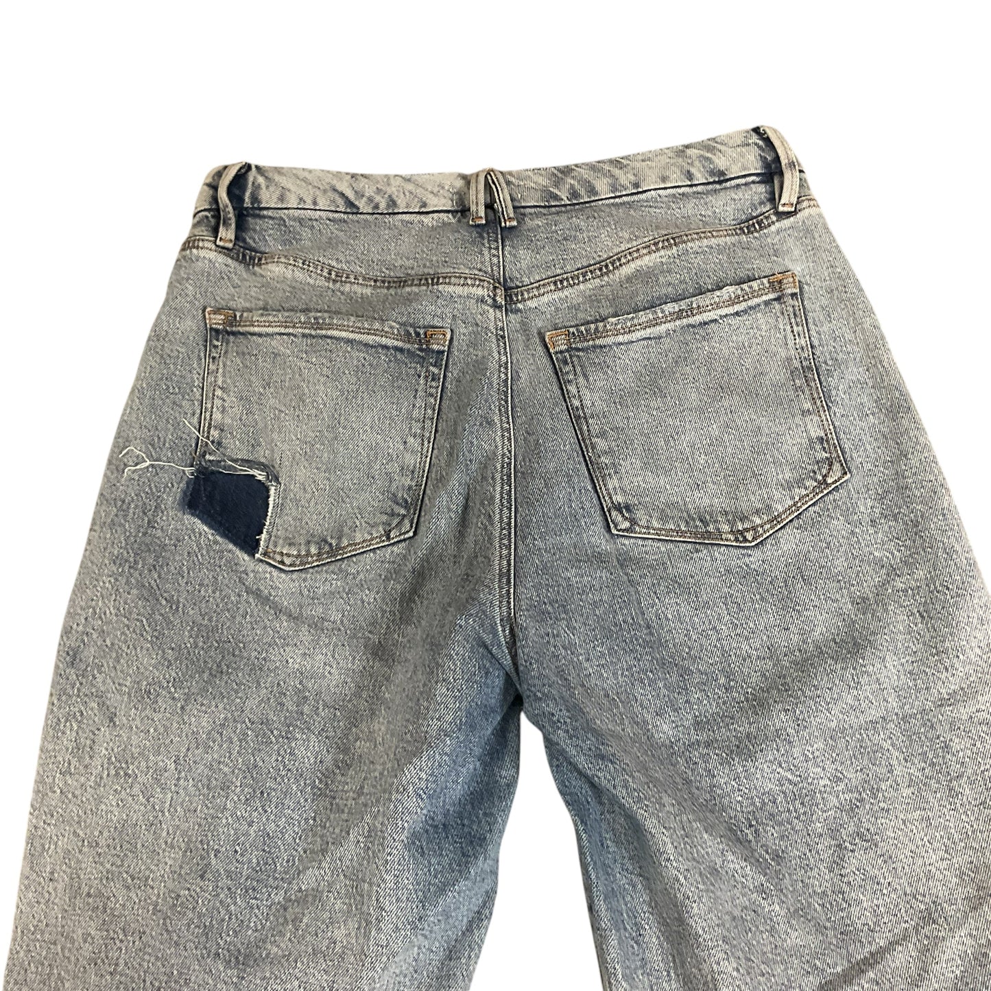Jeans Boyfriend By Good American In Blue Denim, Size: 10
