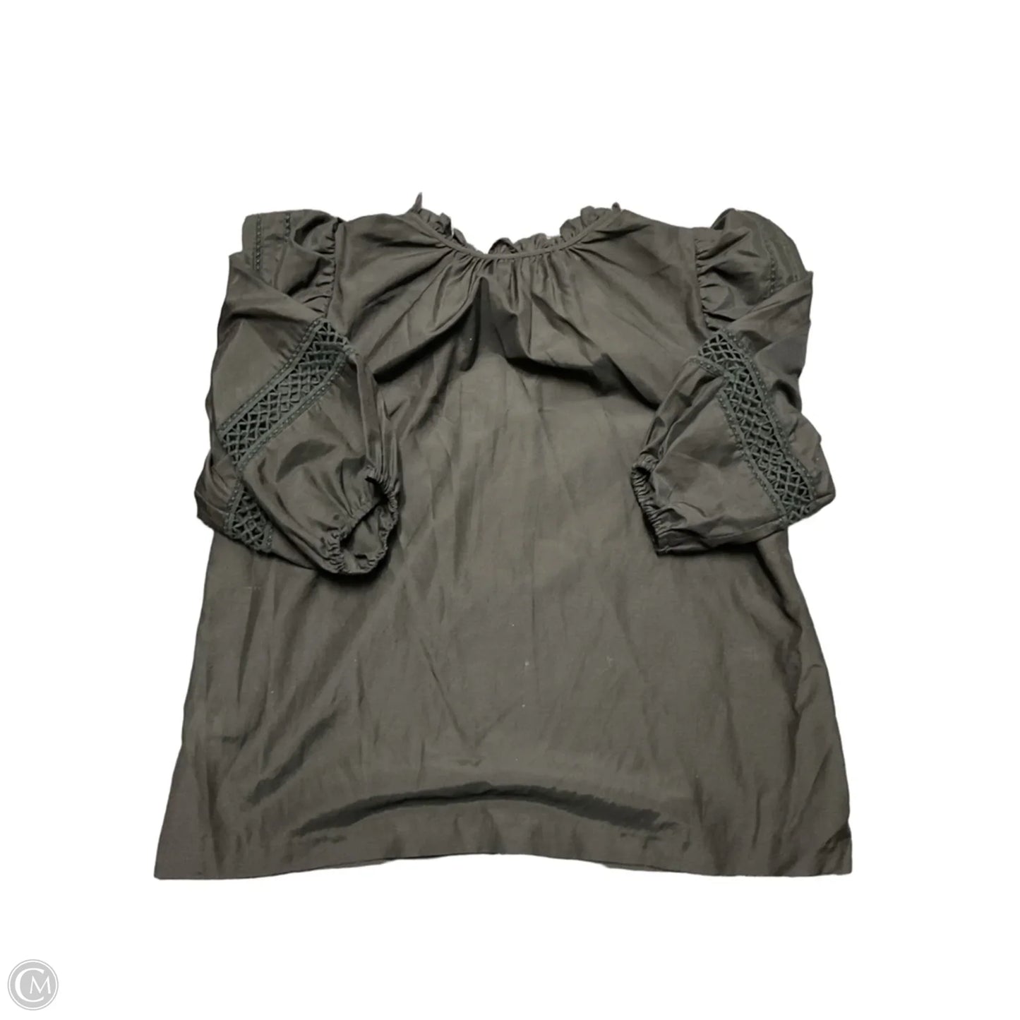 Blouse Short Sleeve By Marie Oliver In Black, Size: S