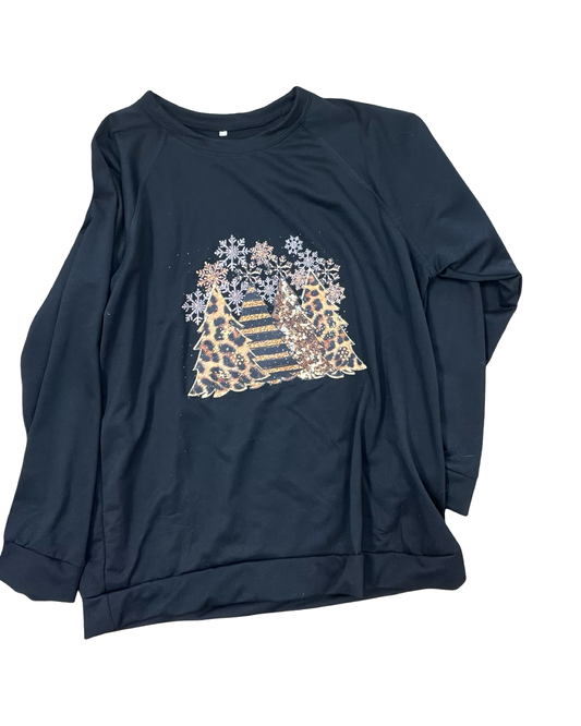 Top Ls By Clothes Mentor In Black, Size:2X