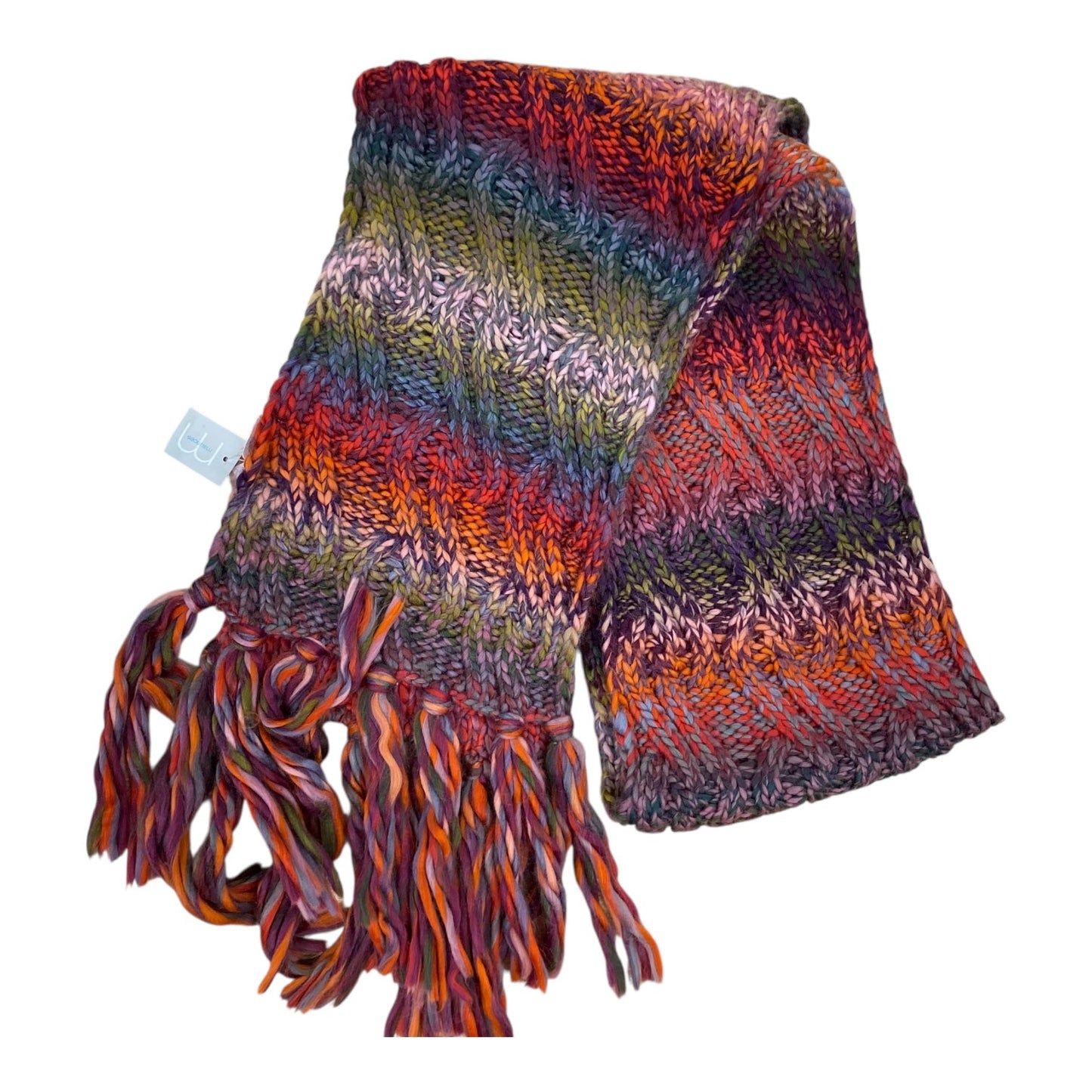 Scarf Winter By Maurices In Orange & Red