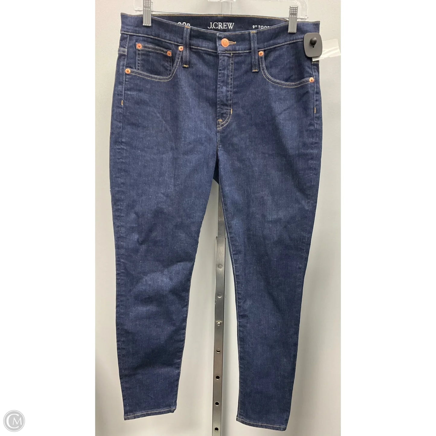 Jeans Cropped By J. Crew In Blue Denim, Size: 10