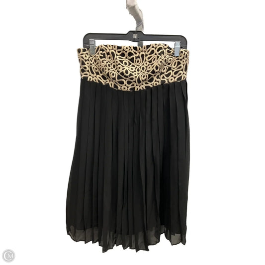 Dress Designer By Lilly Pulitzer In Black & Gold, Size: 4