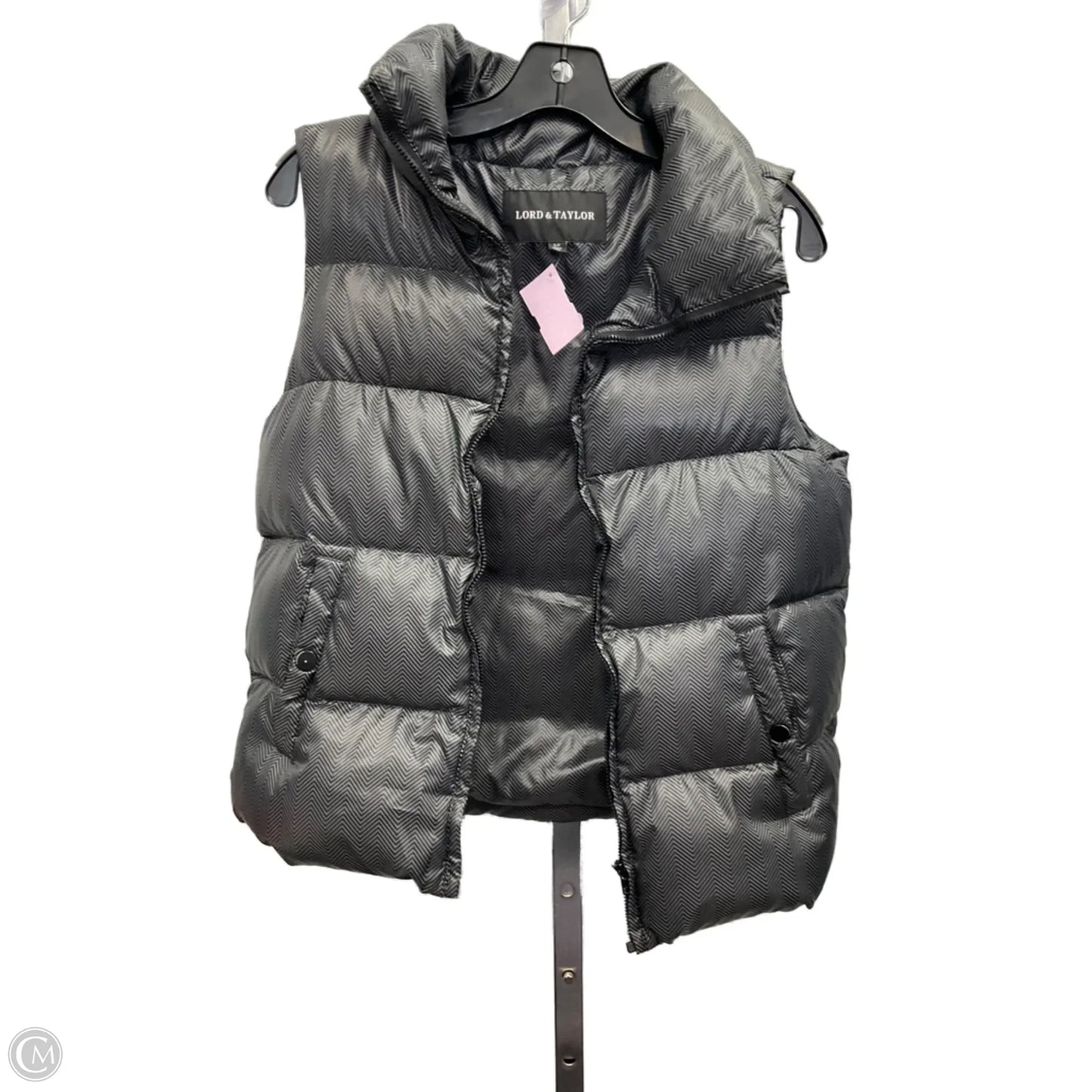 Vest Puffer & Quilted By Lord And Taylor In Grey, Size: S