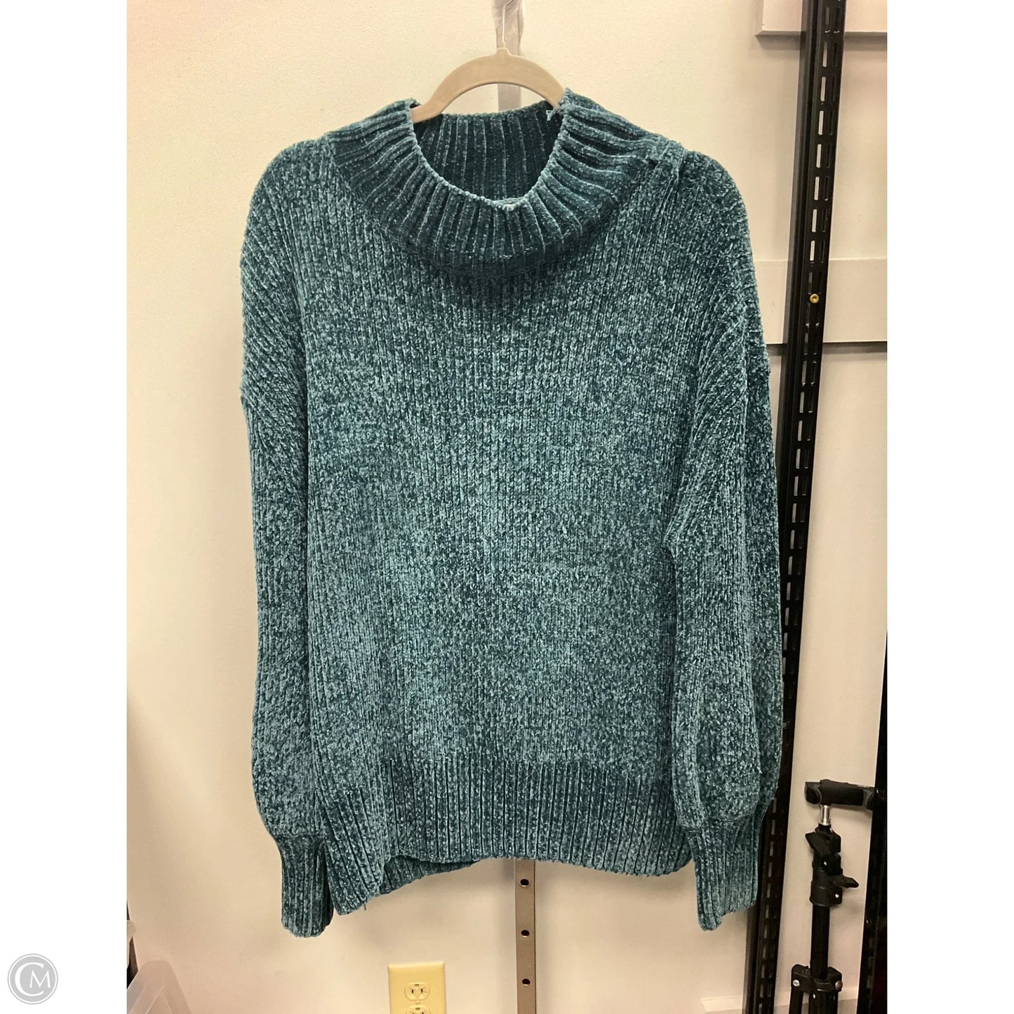 Sweater By Cynthia Rowley In Teal, Size: Xl