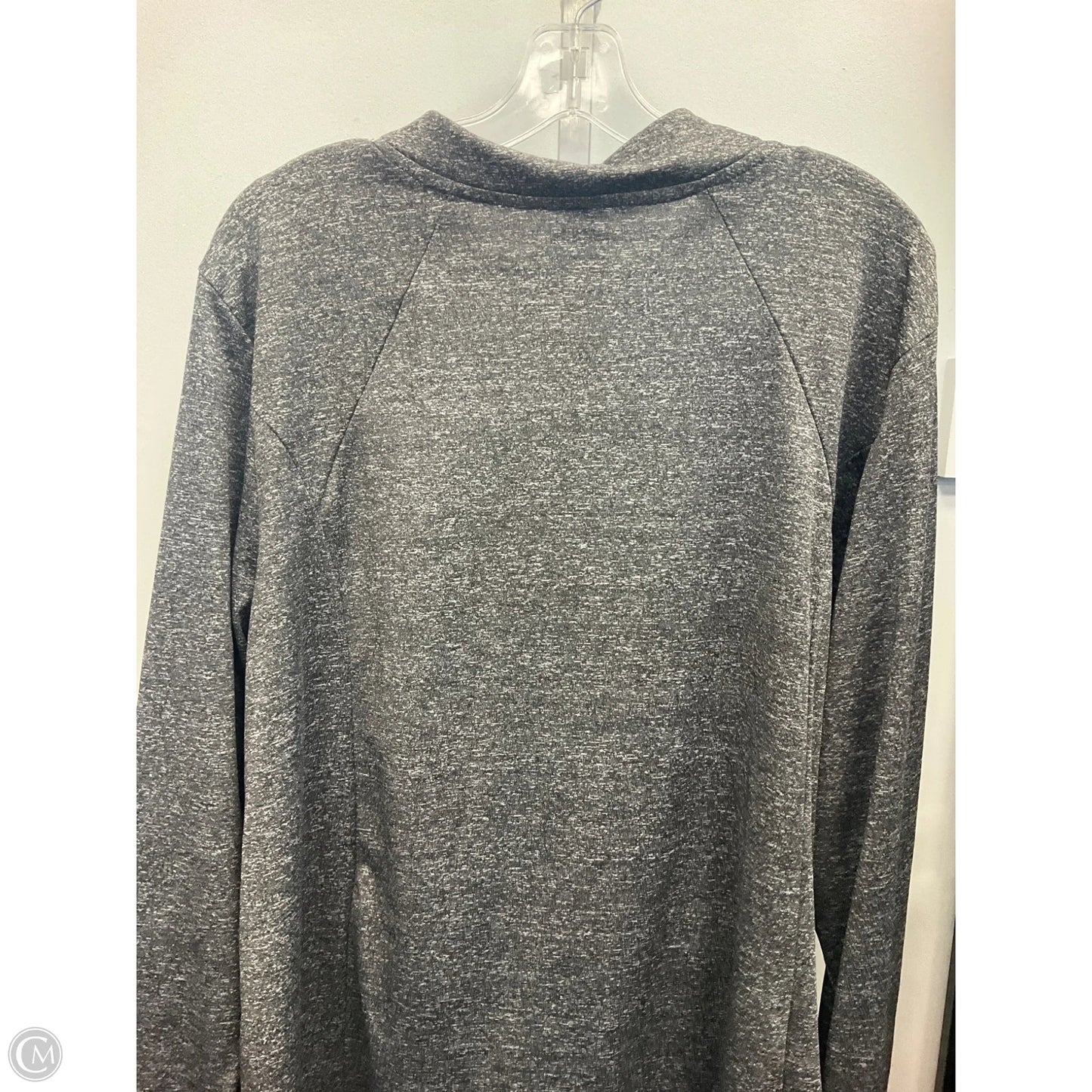 Athletic Jacket By Daisy Fuentes In Grey, Size: 3x