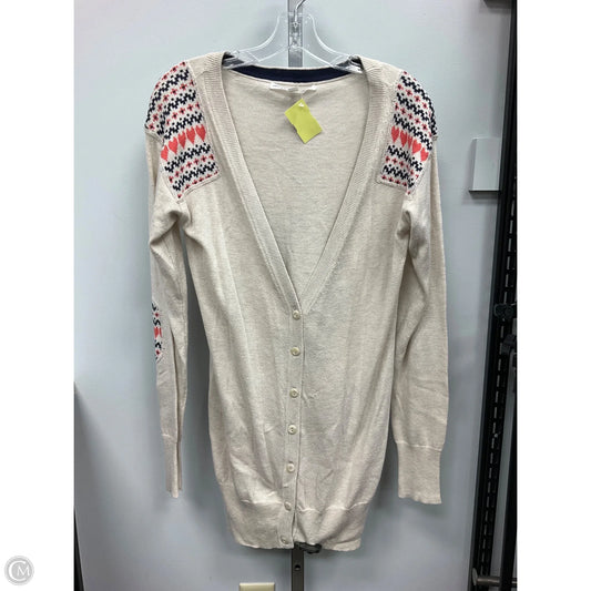 Cardigan By Clothes Mentor In Tan, Size: M