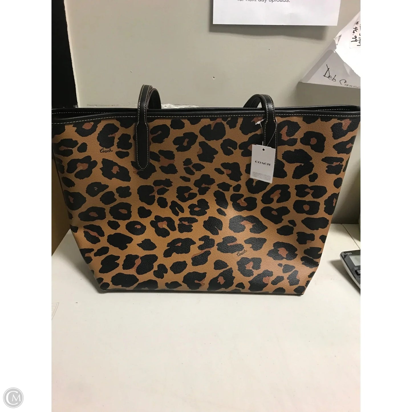 Handbag Designer By Coach, Size: Large