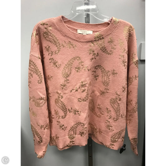Sweater By Loft In Pink, Size: M