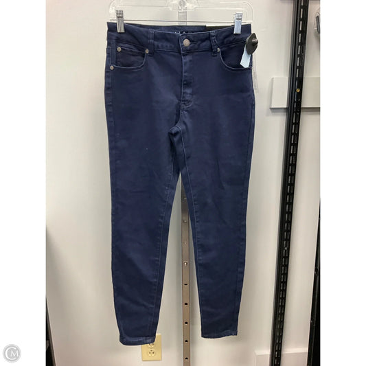 Jeans Skinny By Tahari In Blue Denim, Size: 6