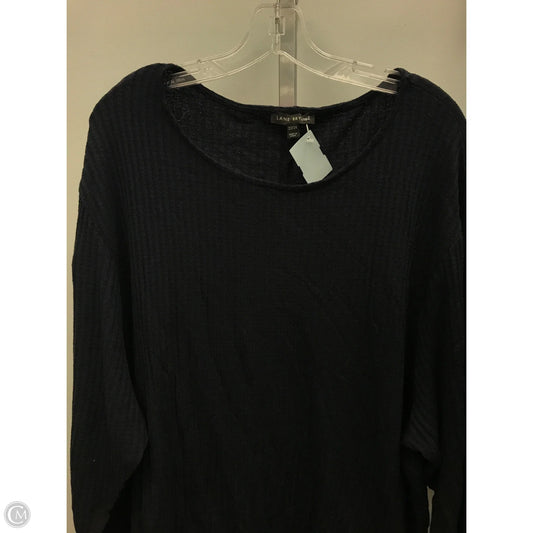 Top Long Sleeve By Lane Bryant In Navy, Size: 22