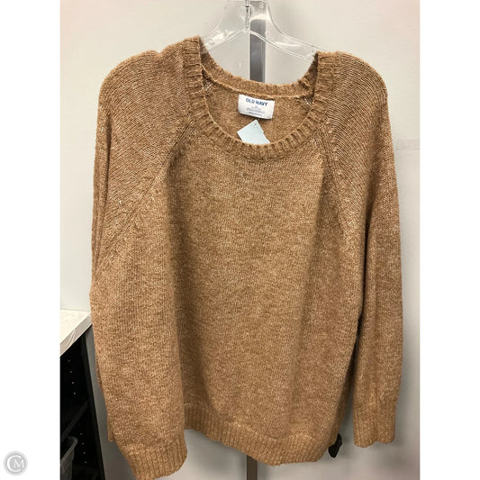 Sweater By Old Navy In Tan, Size: 2x