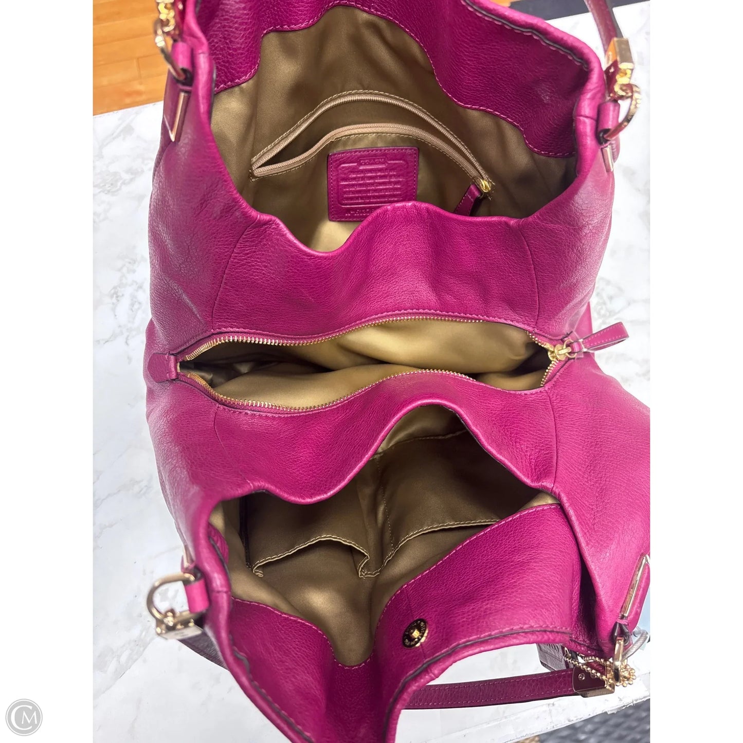 Handbag Designer By Coach, Size: Large