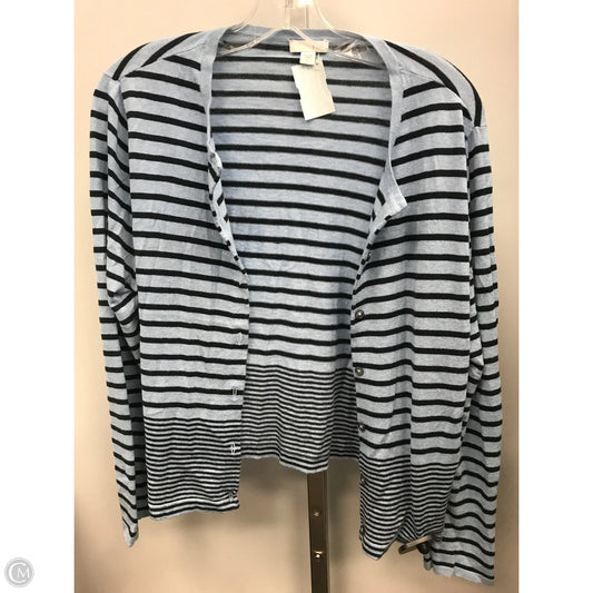 Cardigan By J. Jill In Striped Pattern, Size: L
