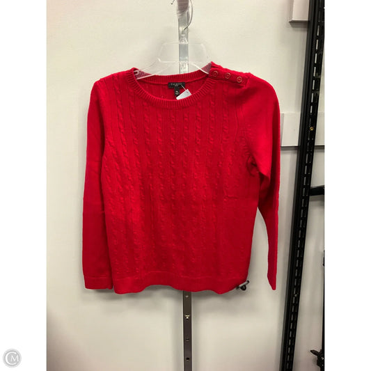 Sweater By Talbots In Red, Size: Mp