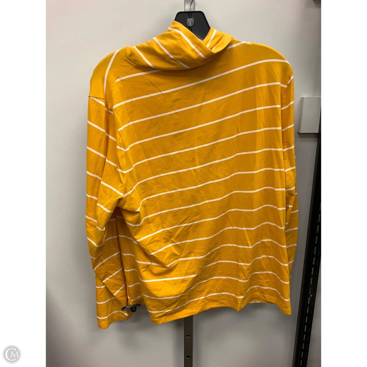 Top Long Sleeve Basic By Talbots In Striped Pattern, Size: Xl