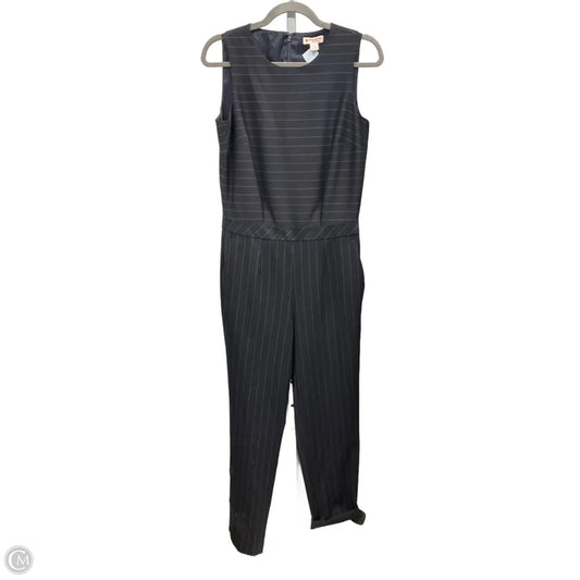 Jumpsuit By Brooks Brothers In Blue & Cream, Size: 4