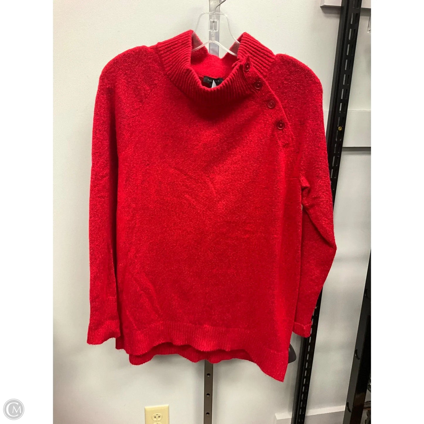 Sweater By Talbots In Red, Size: S