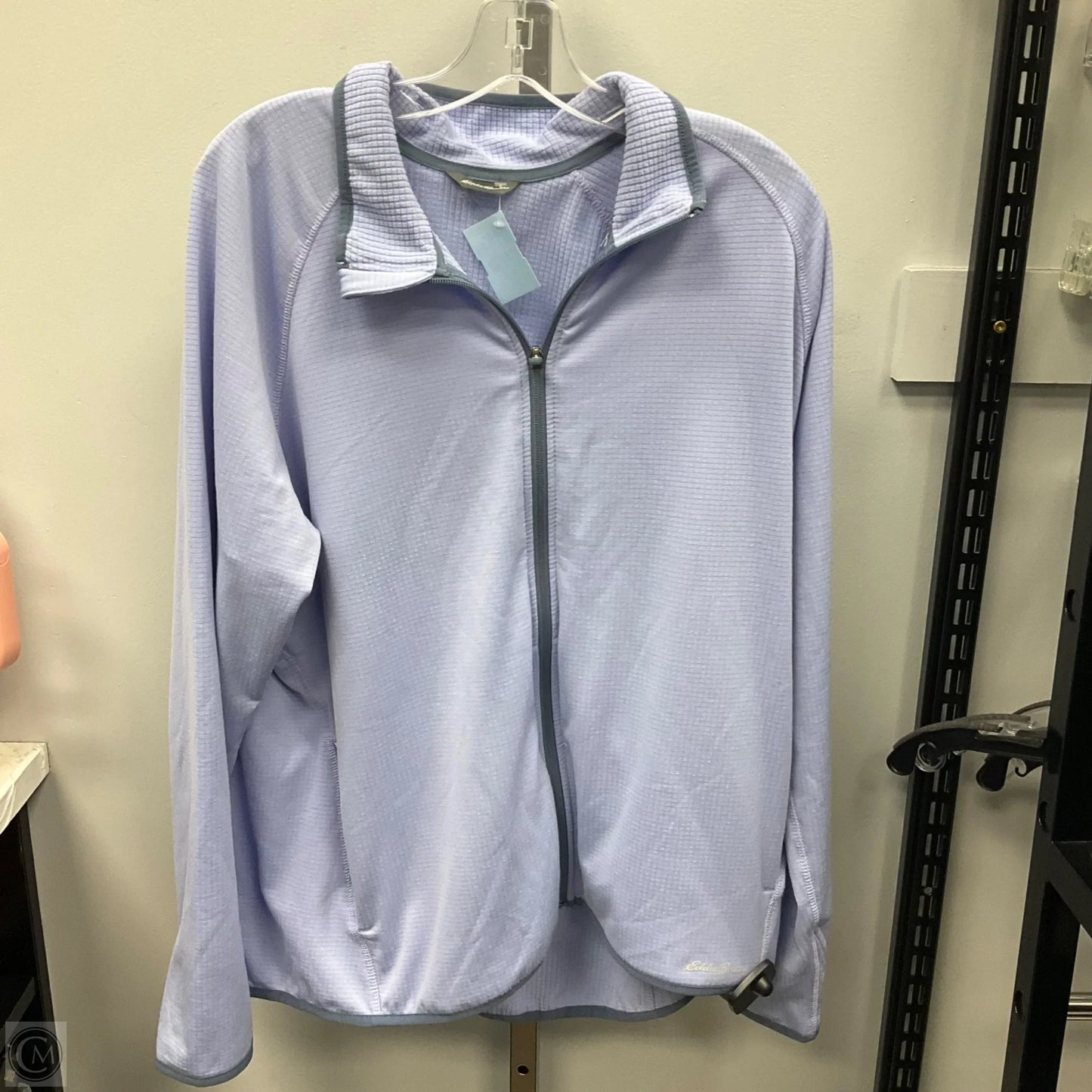 Athletic Jacket By Eddie Bauer In Purple, Size: 2x