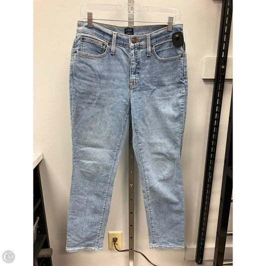 Jeans Straight By J. Crew In Blue Denim, Size: 2