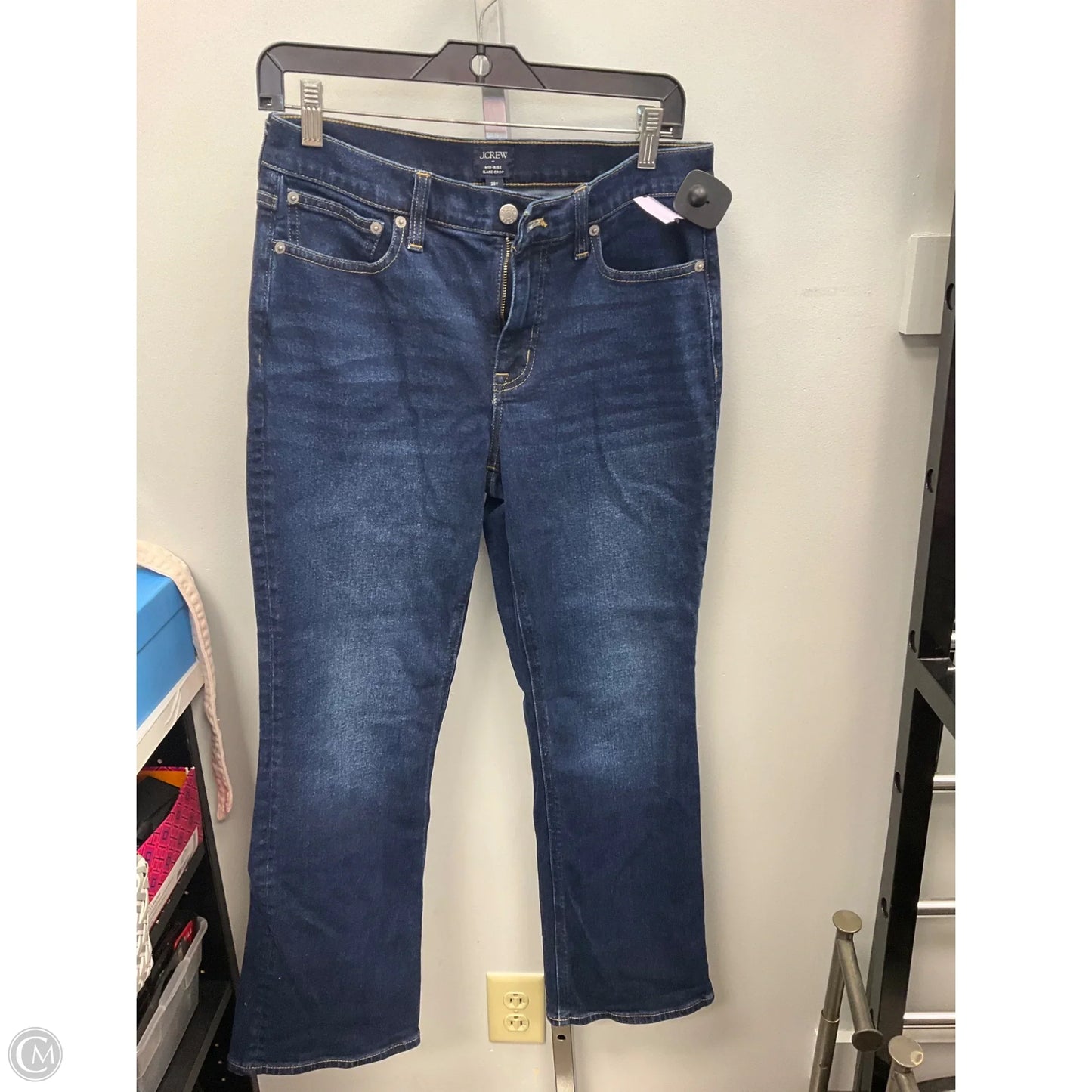 Jeans Wide Leg By J. Crew In Blue Denim, Size: 6