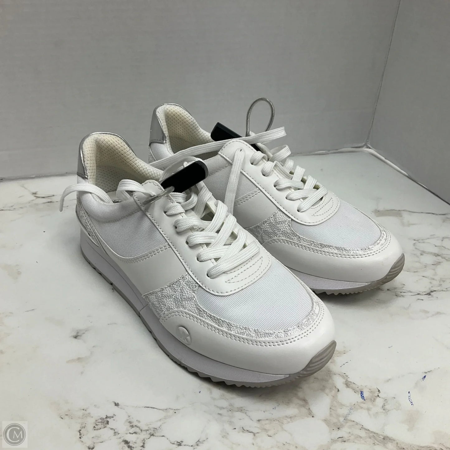 Shoes Designer By Michael Kors In White, Size: 6