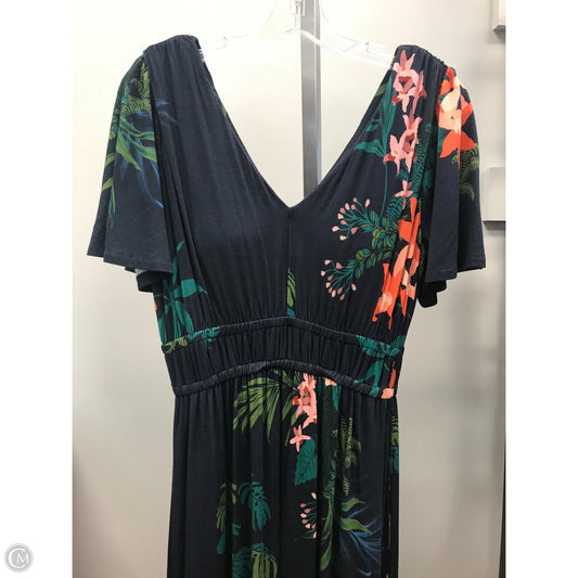 Dress Casual Midi By Soma In Floral Print, Size: S