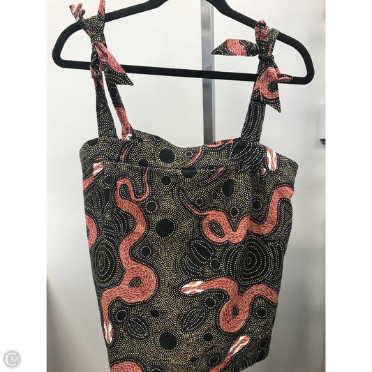 Top Sleeveless By Corey Lynn Calter In Black & Brown, Size: S