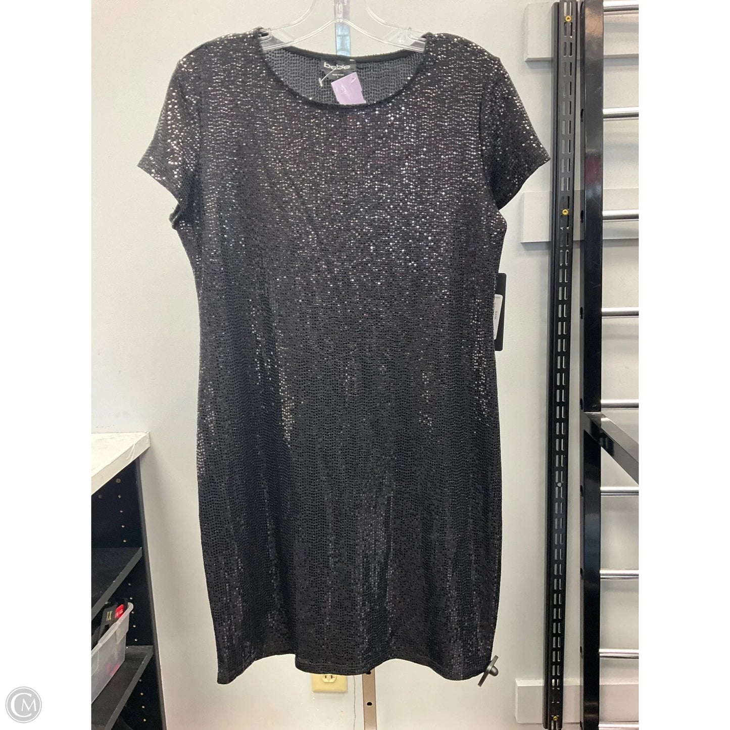 Dress Casual Short By Bebe In Black, Size: L