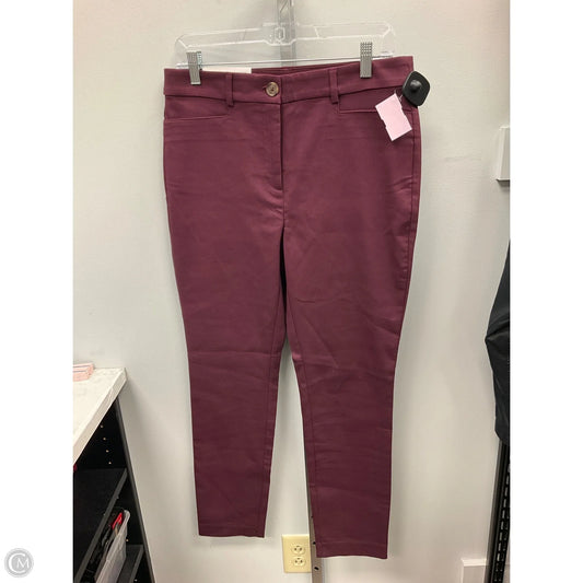 Pants Chinos & Khakis By Loft In Maroon, Size: 6