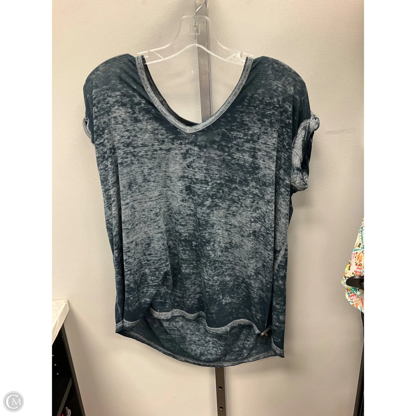 Top Short Sleeve By Free People In Blue, Size: Xxs