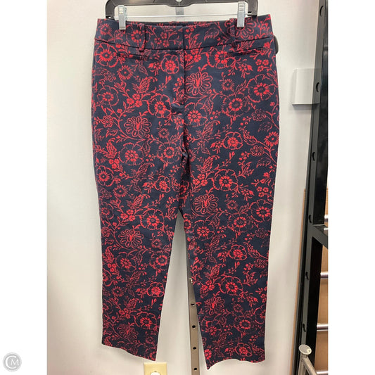Pants Chinos & Khakis By Loft In Blue & Red, Size: 6