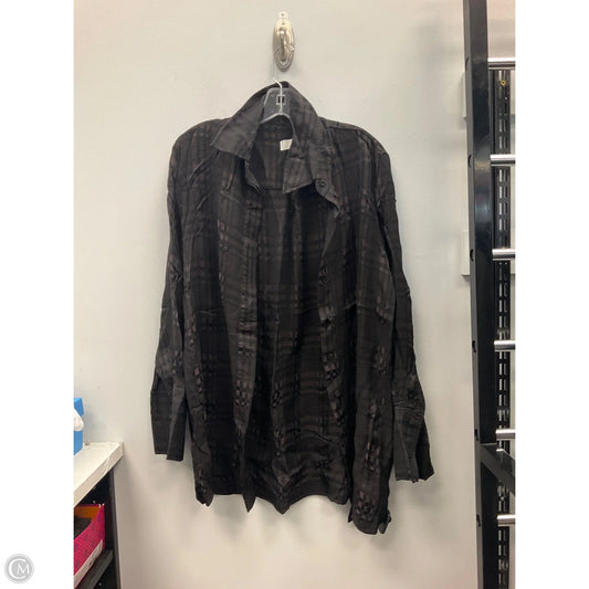 Top Long Sleeve By Cos In Black & Brown, Size: Xl