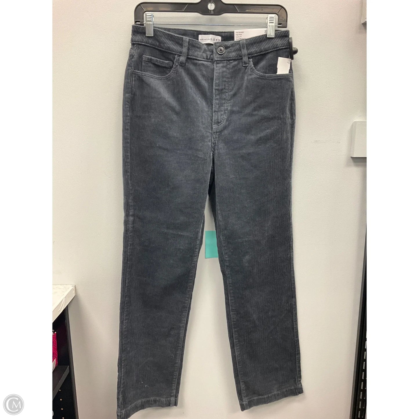 Pants Corduroy By Loft In Grey, Size: 4