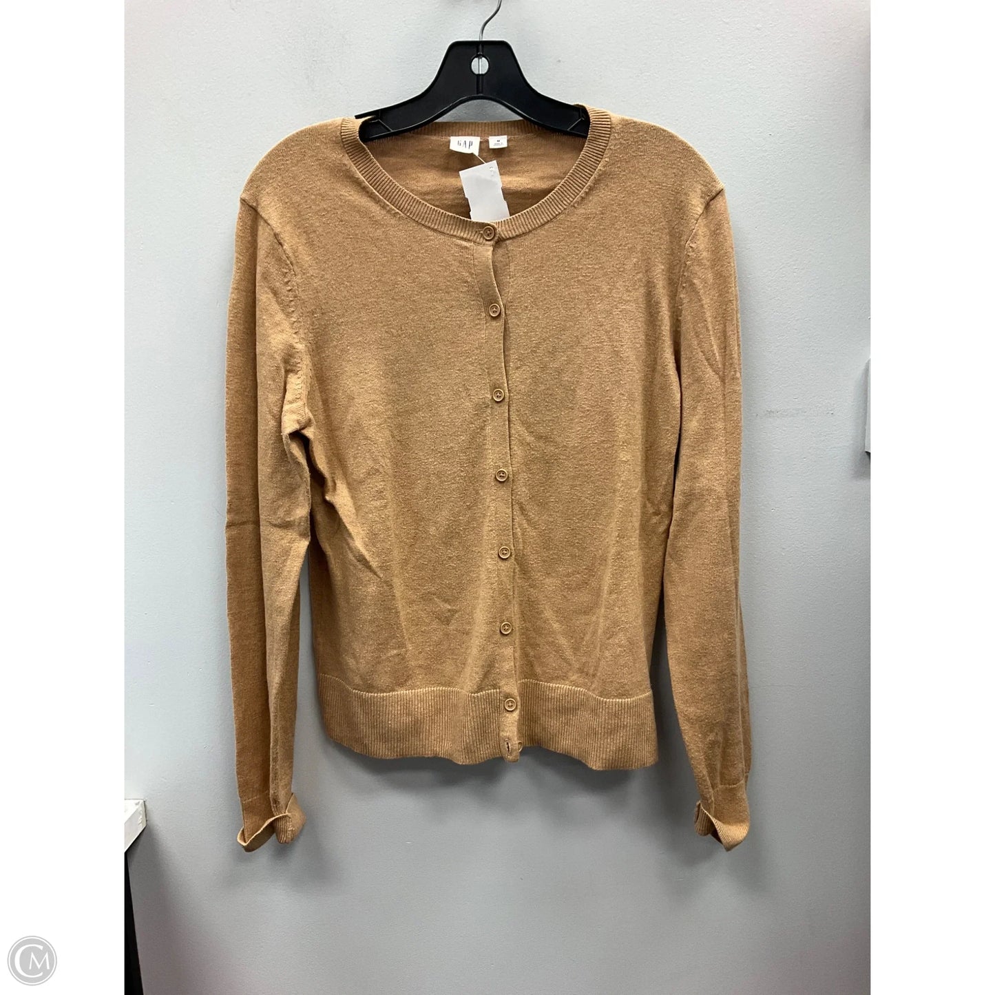 Cardigan By Gap In Tan, Size: M