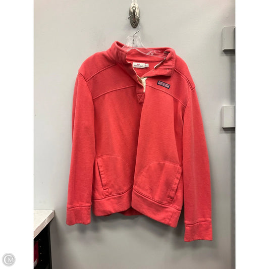 Sweatshirt Crewneck By Vineyard Vines In Coral, Size: L