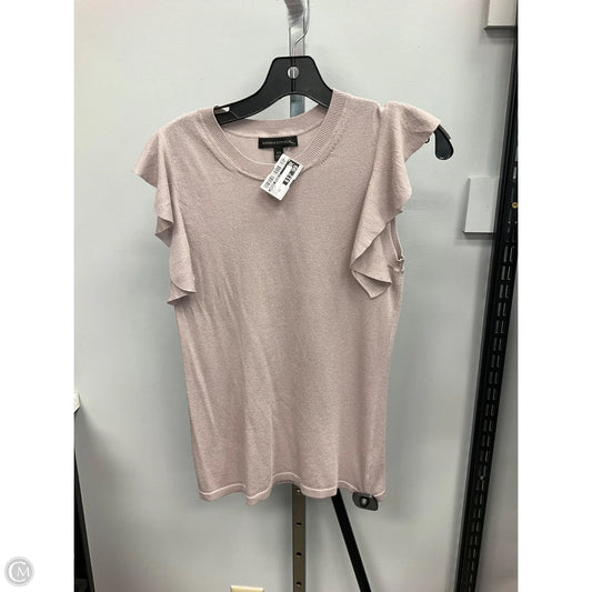 Top Short Sleeve By Banana Republic In Mauve, Size: Xs