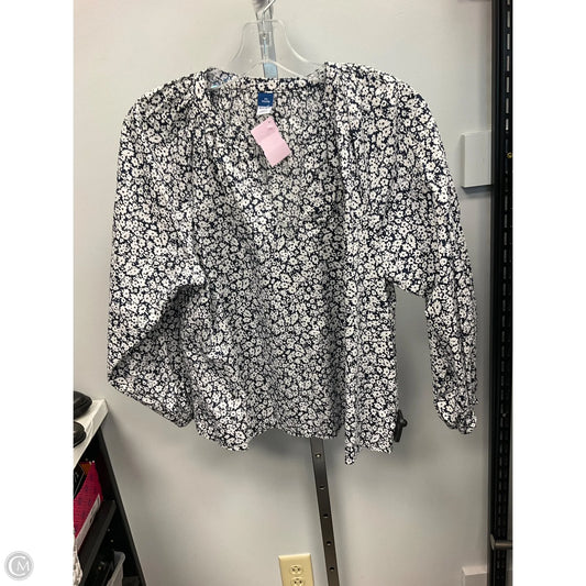 Top Long Sleeve By Old Navy In Floral Print, Size: Xsp