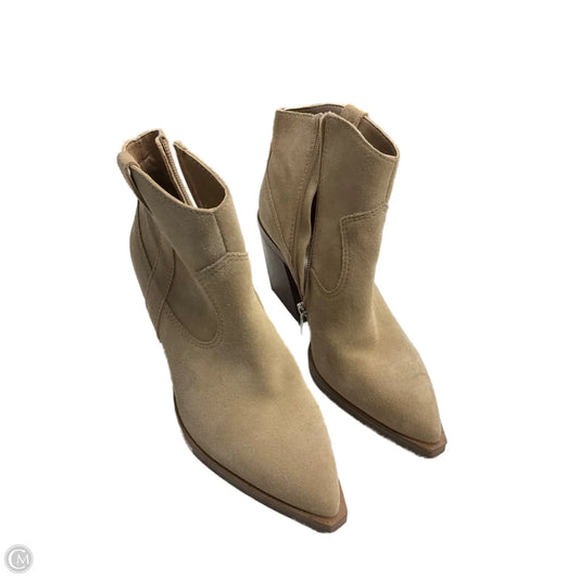 Boots Western By Vince Camuto In Tan, Size: 7