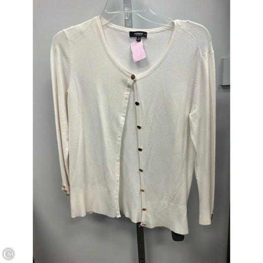 Sweater Cardigan By Premise In White, Size: S