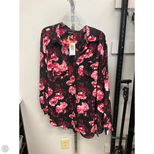 Top Long Sleeve By Torrid In Floral Print, Size: 1x