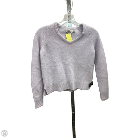 Sweater Cashmere By Vineyard Vines In Purple, Size: Xs