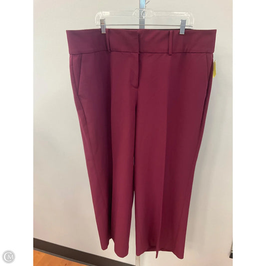 Pants Dress By Lane Bryant In Maroon, Size: 20