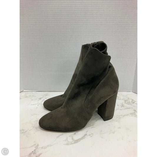 Boots Ankle Heels By Aldo In Green, Size: 8.5